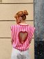 Camiseta Corazón Espalda Rayas